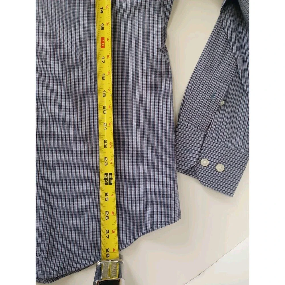 Banana Republic‎ 100% cotton Button Up Shirt Mens Medium 15 - 15 1/2 EUC